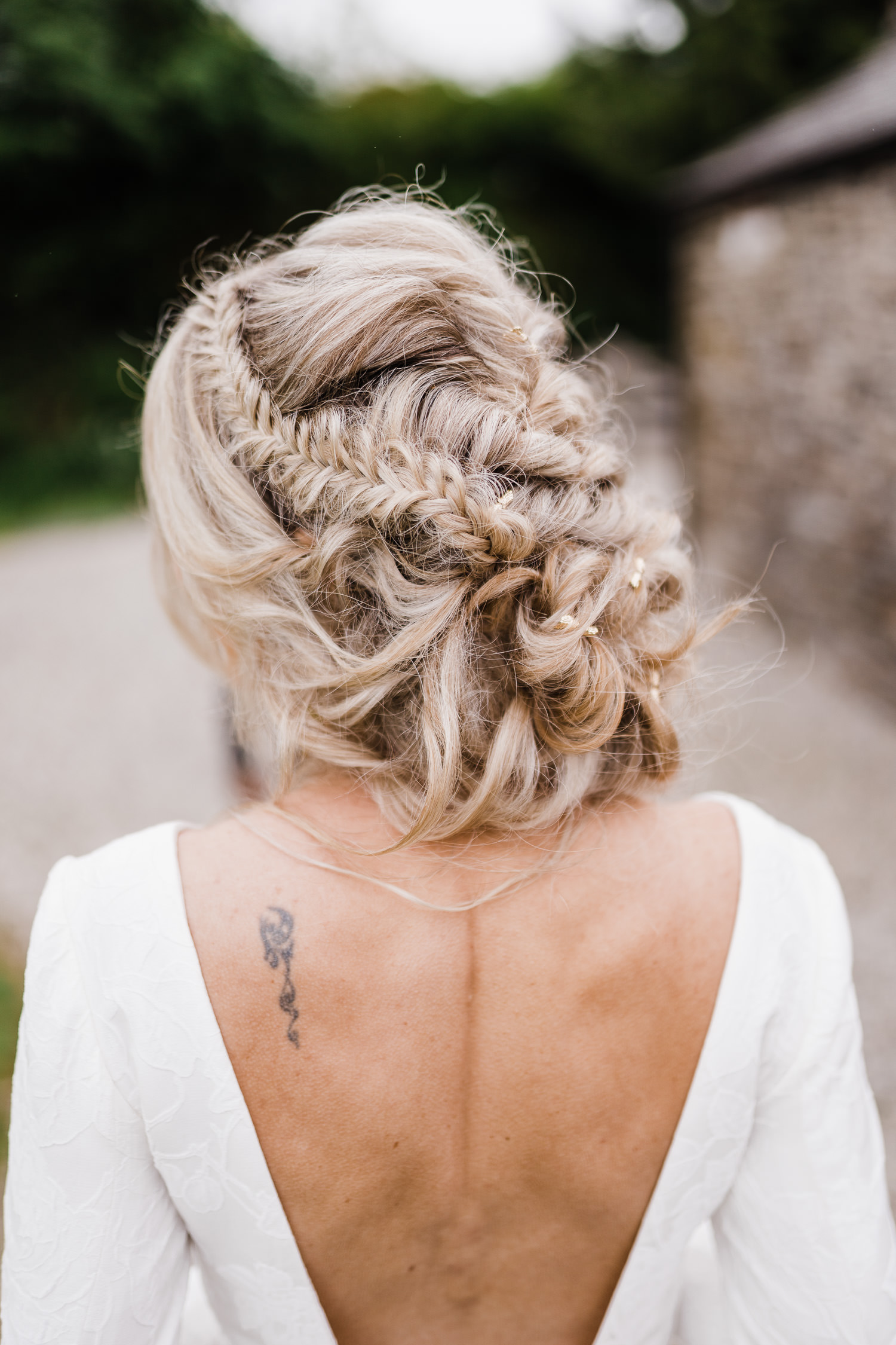 Bridal hair by Jodie Brent.