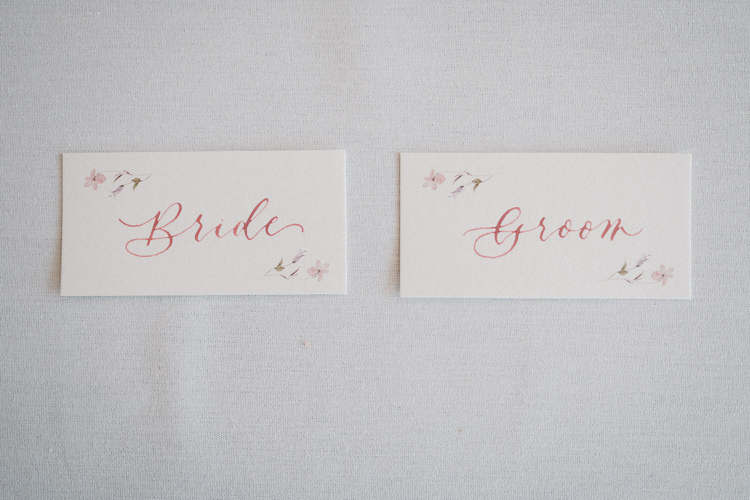 Bride and Groom handwritten place names.