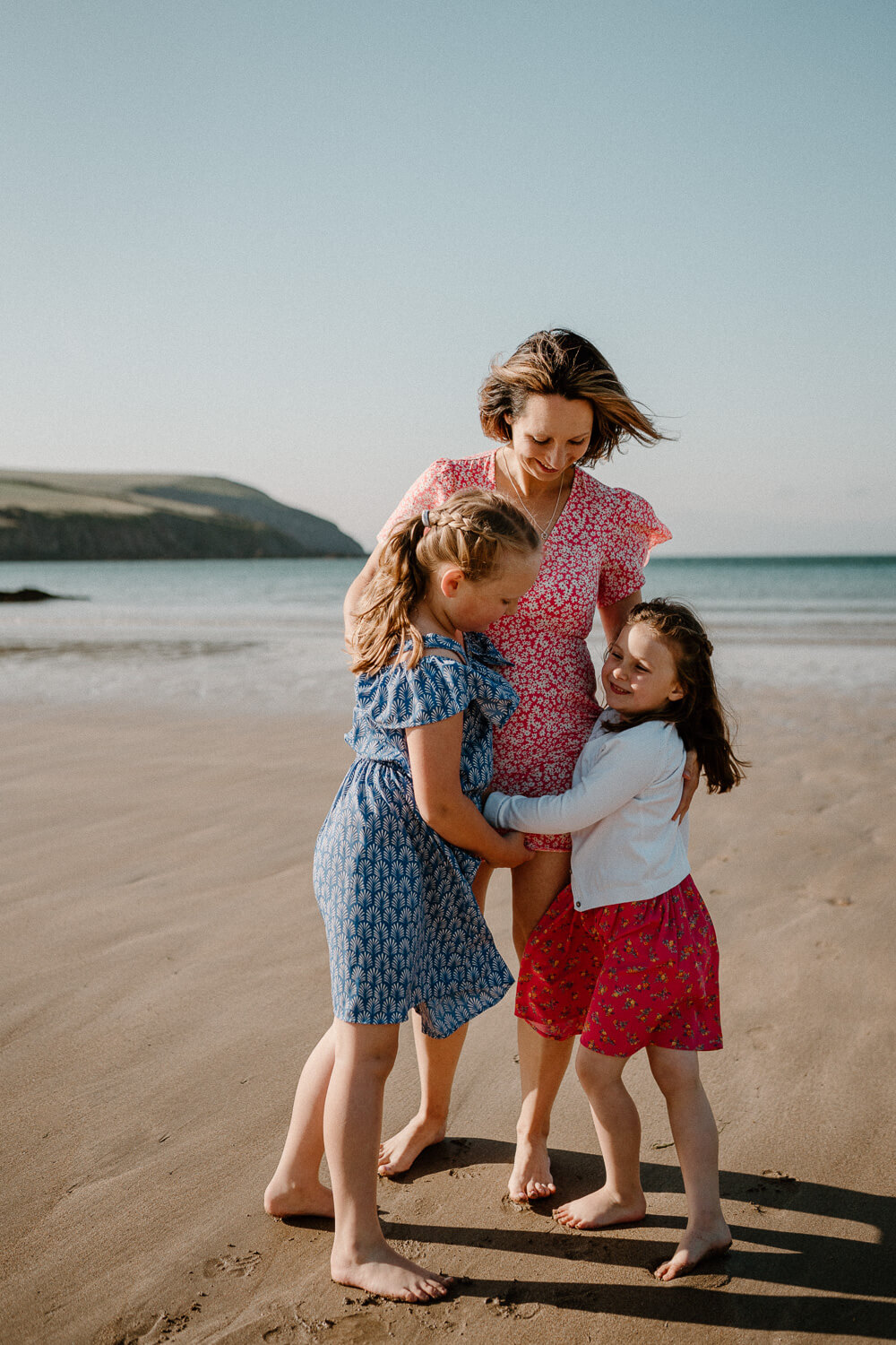 Family Photography session on Mothecombe Beach, Devon